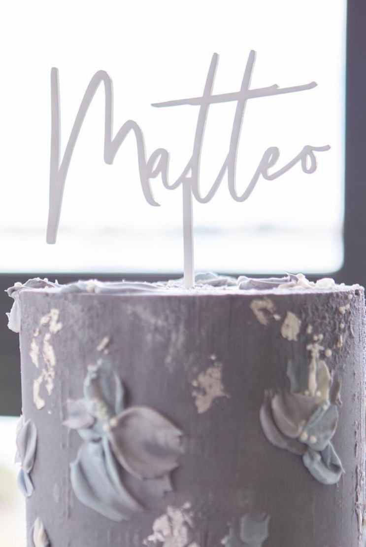 Standard Cake Topper