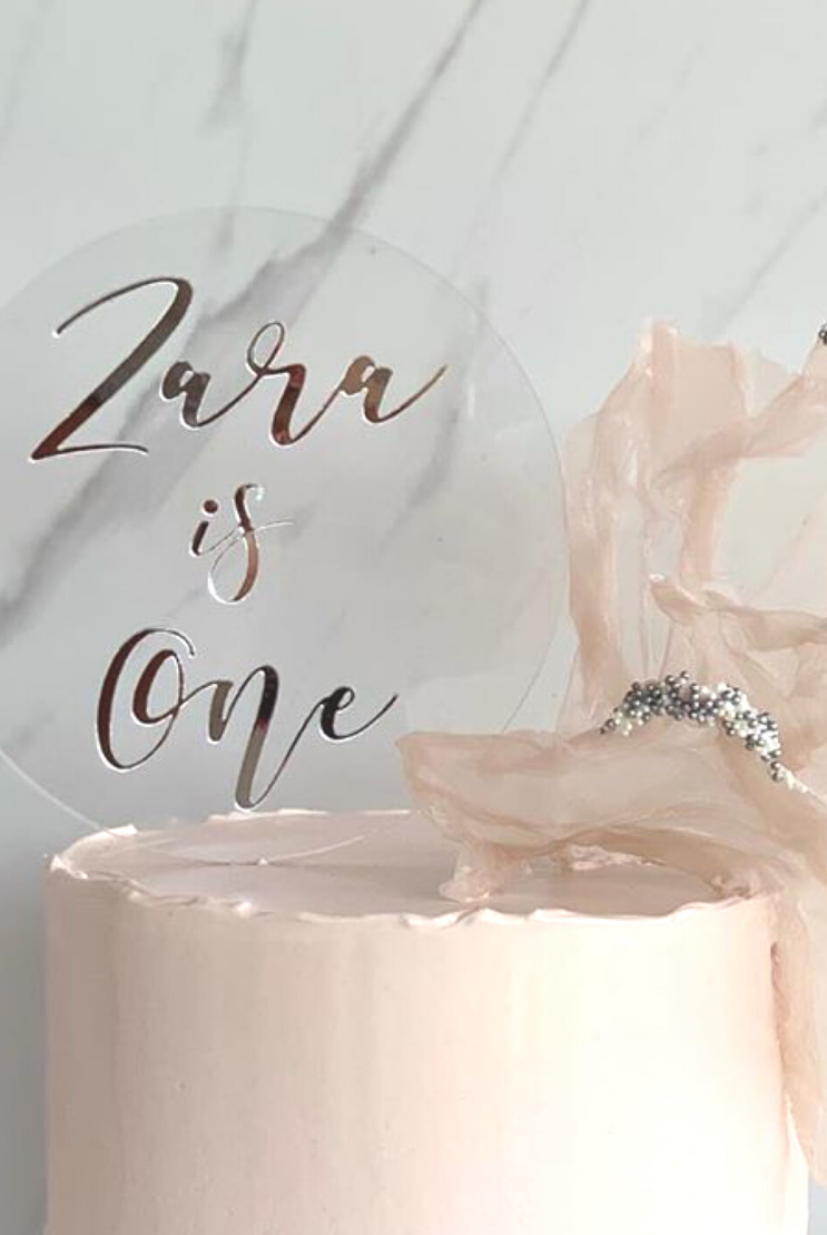 3D Layered Personalised Cake Topper