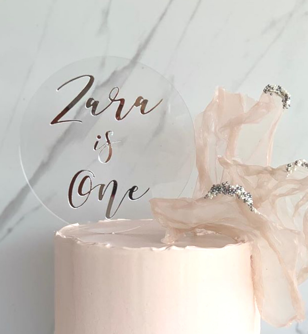 3D Layered Personalised Cake Topper