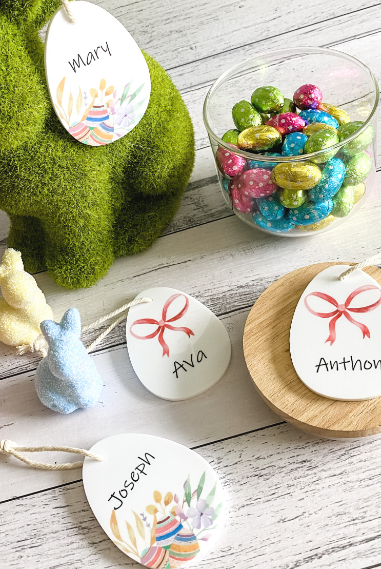 PERSONALISED EASTER EGG GIFT TAG