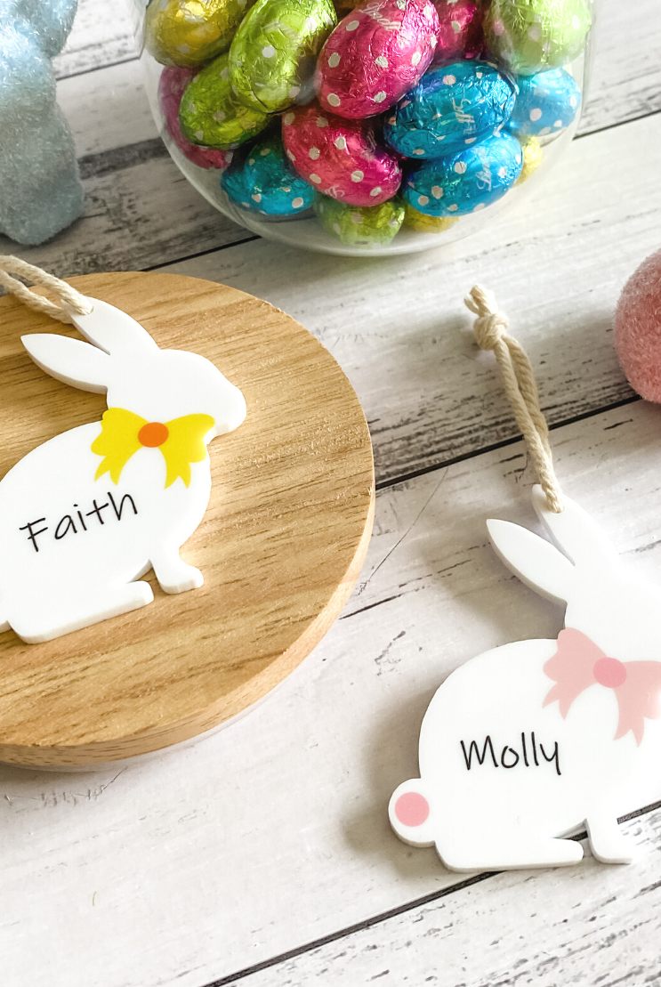 PERSONALISED EASTER BUNNY GIFT TAG