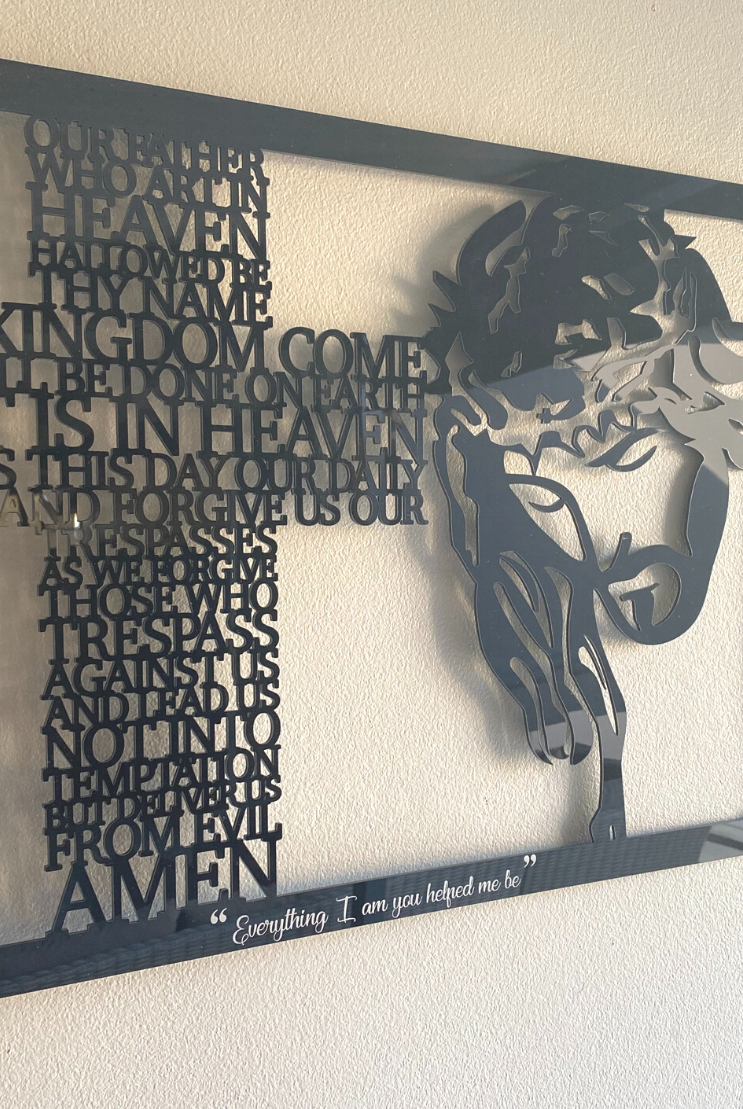 Large Rectangle Prayer Wall Plaque