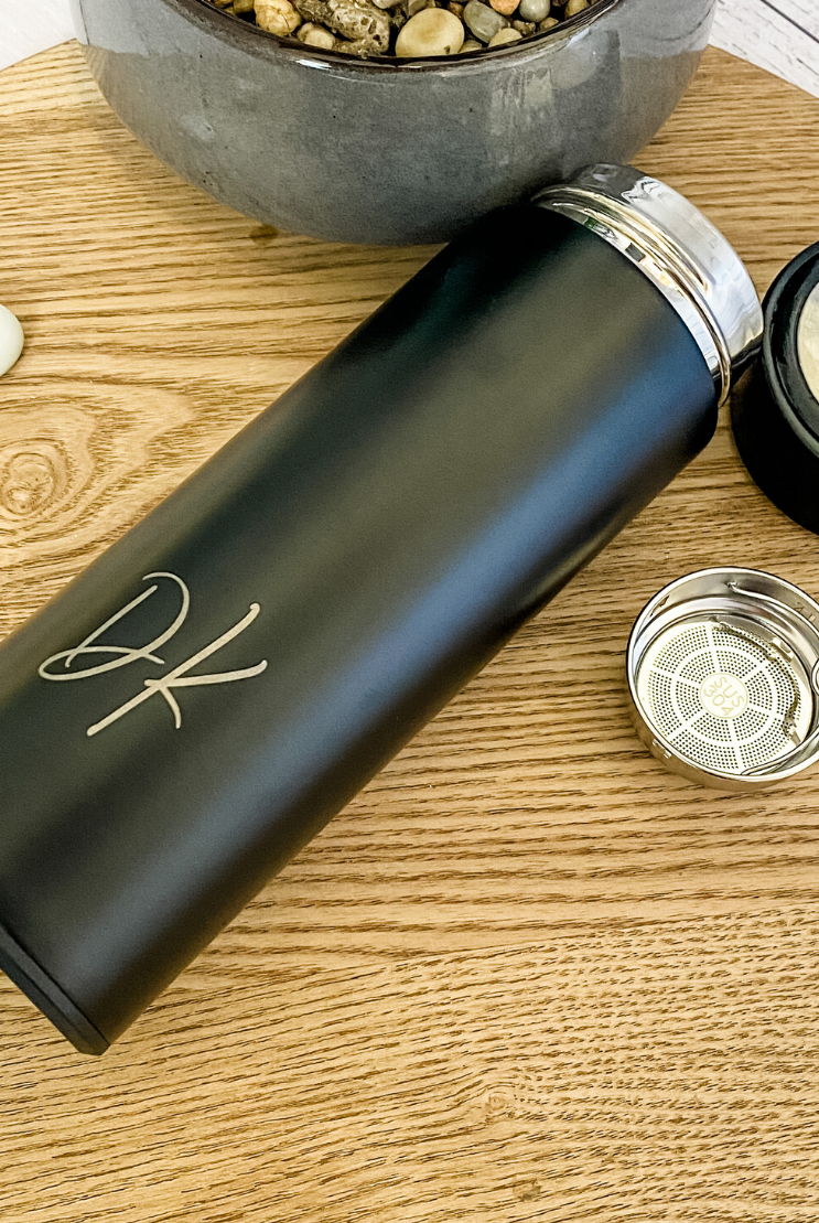 Personalised Insulated Bottles with Tea Infuser
