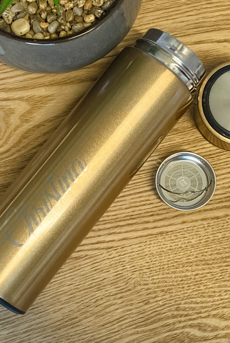 Personalised Insulated Bottles with Tea Infuser