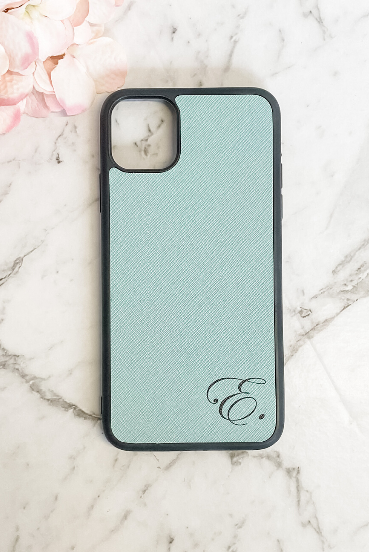 Personalised personal Luxe Leather Phone Case