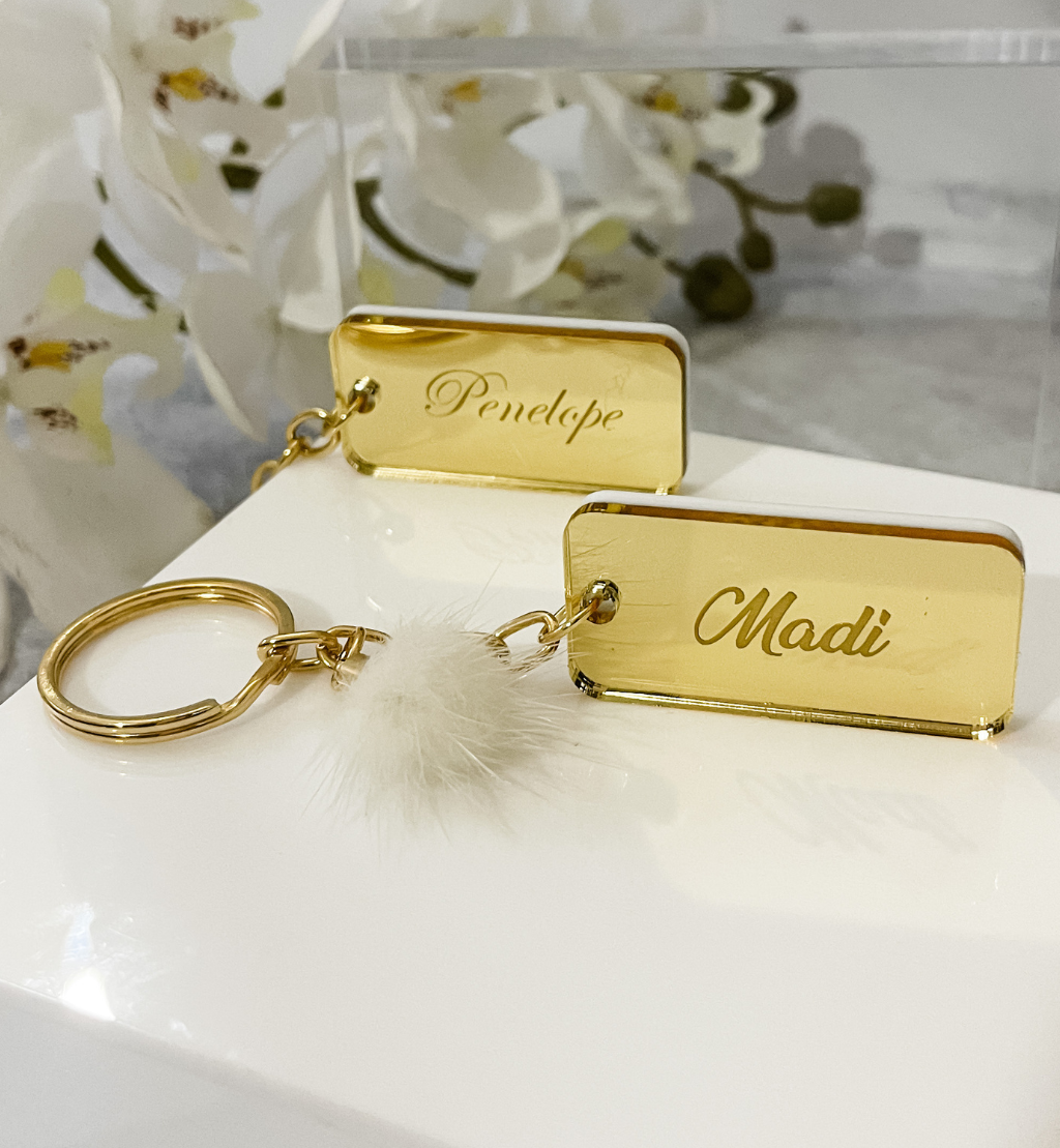 MirrorMe Bold Personalised Keyring