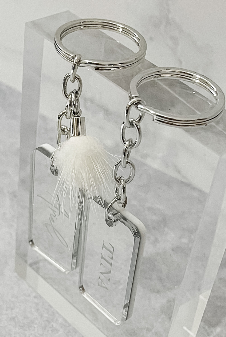 MirrorMe Bold Personalised Keyring