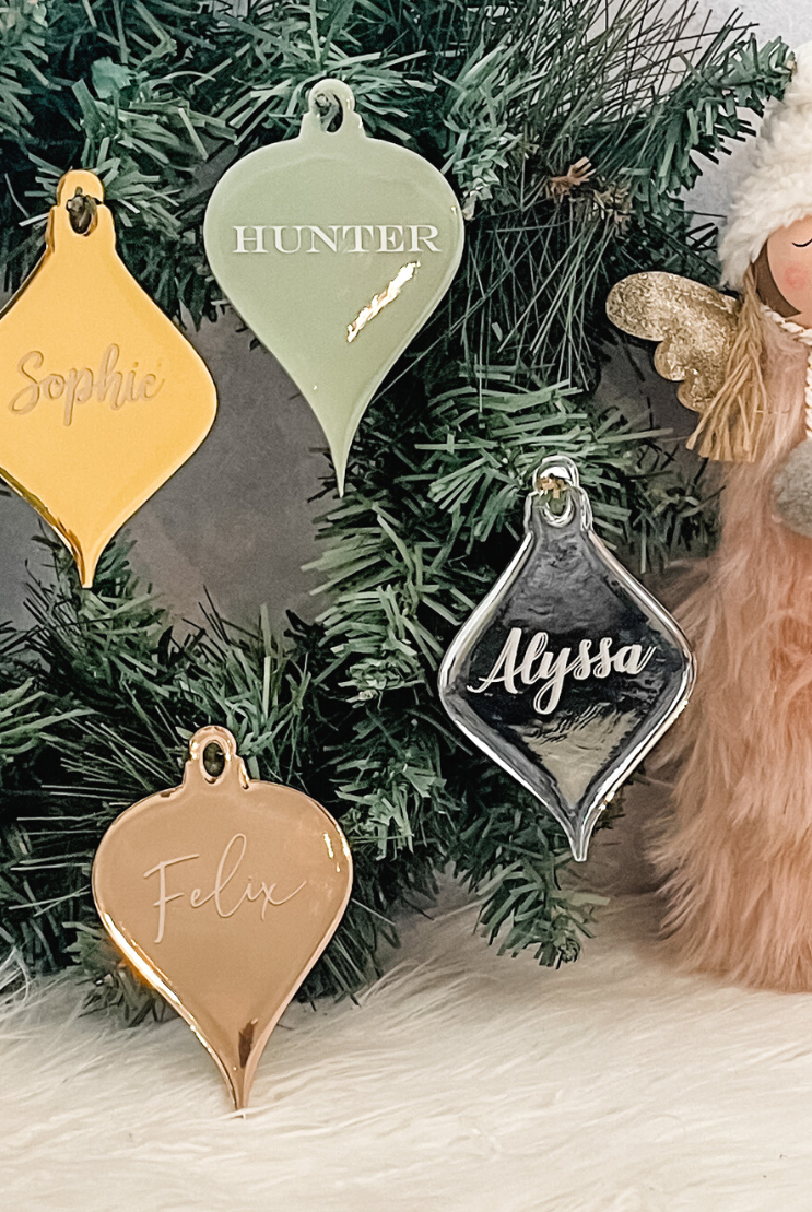Personalised Pendant Christmas Ornament