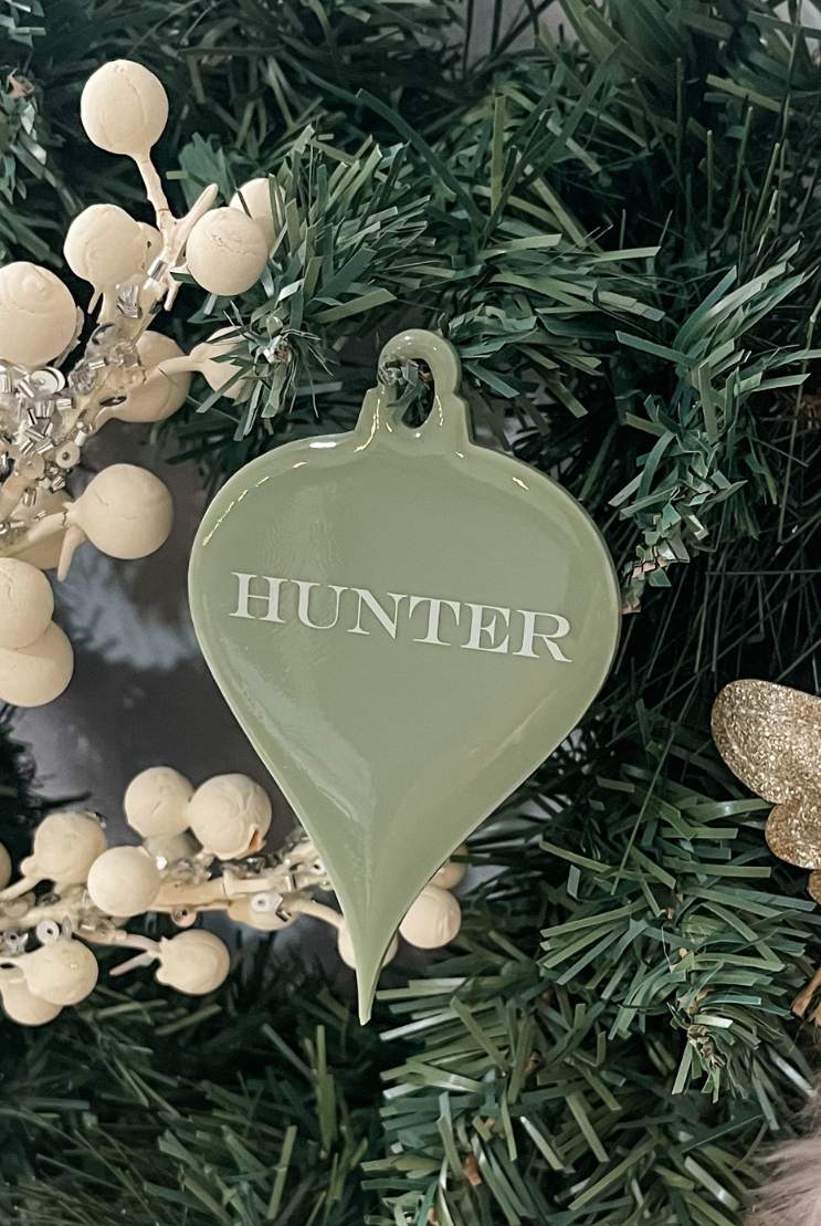 Personalised Pendant Christmas Ornament