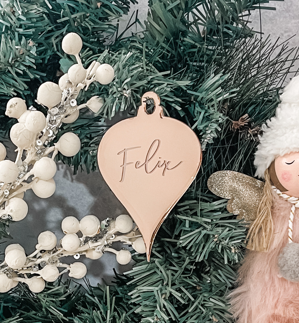 Personalised Pendant Christmas Ornament