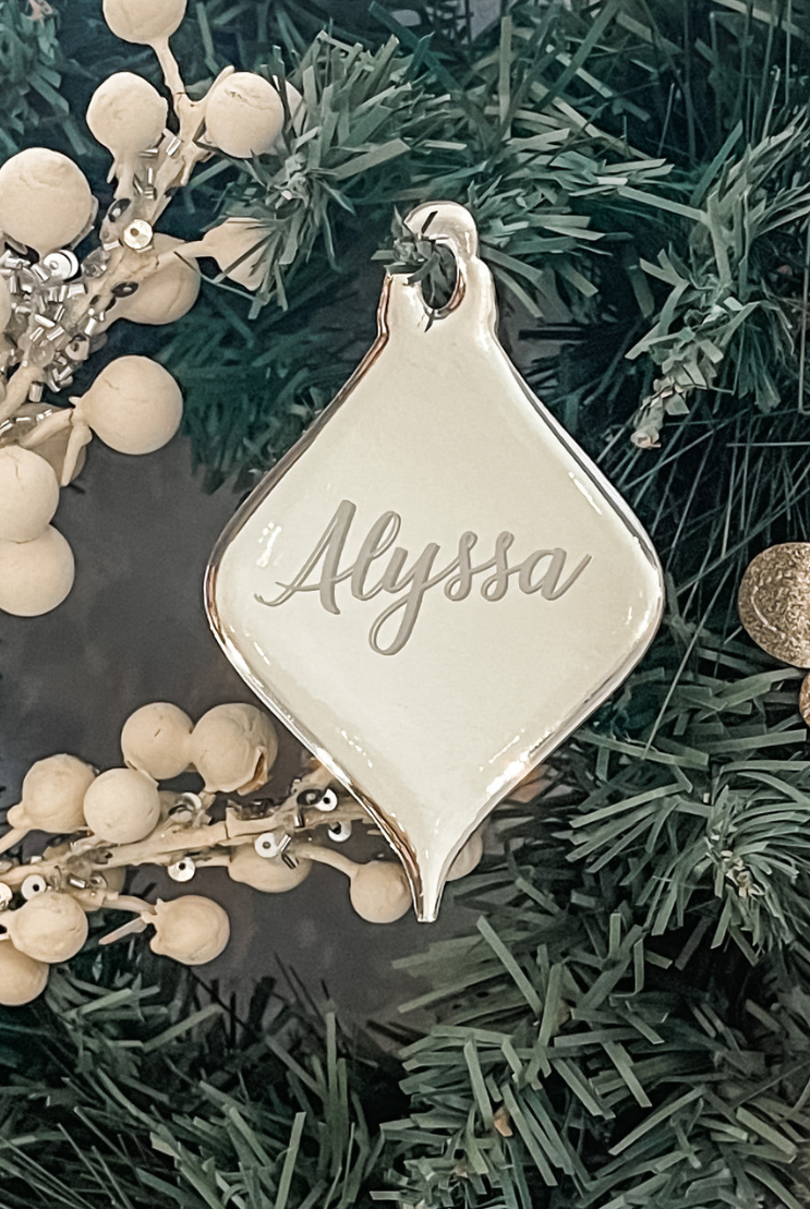 Personalised Pendant Christmas Ornament