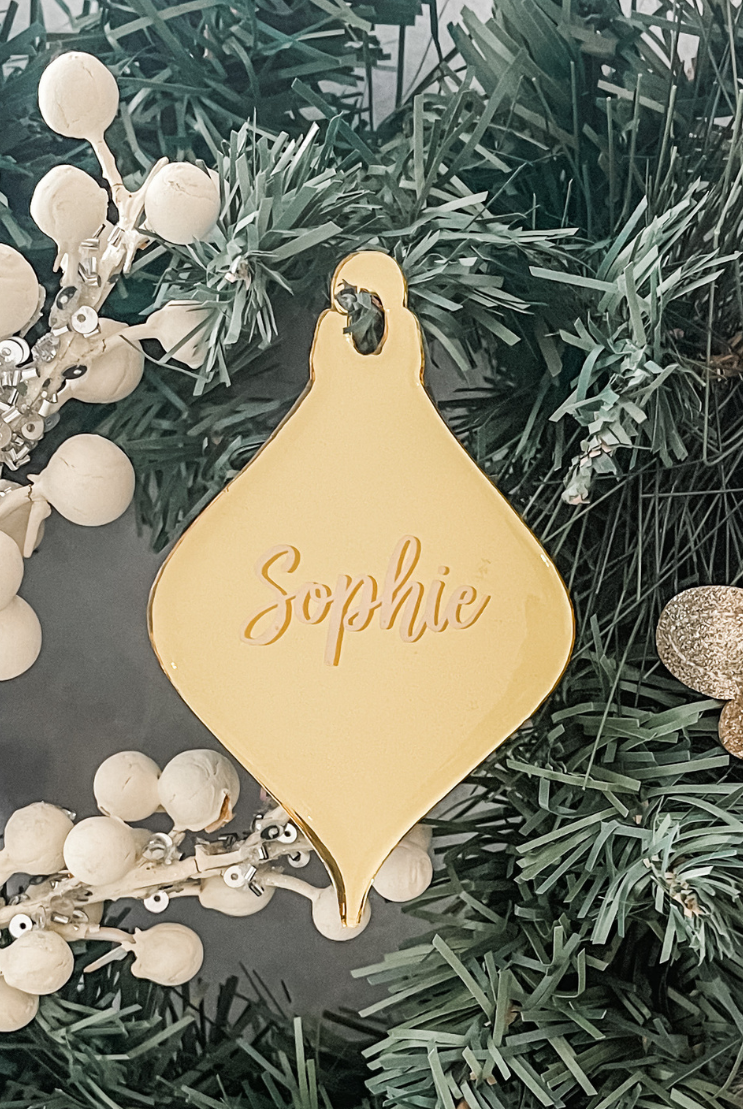 Personalised Pendant Christmas Ornament