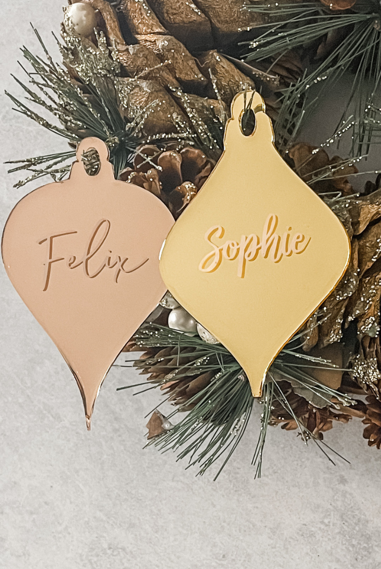Personalised Pendant Christmas Ornament