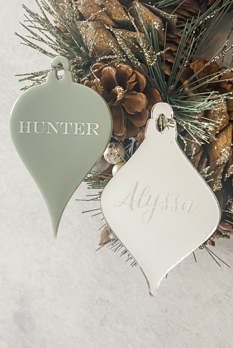 Personalised Pendant Christmas Ornament
