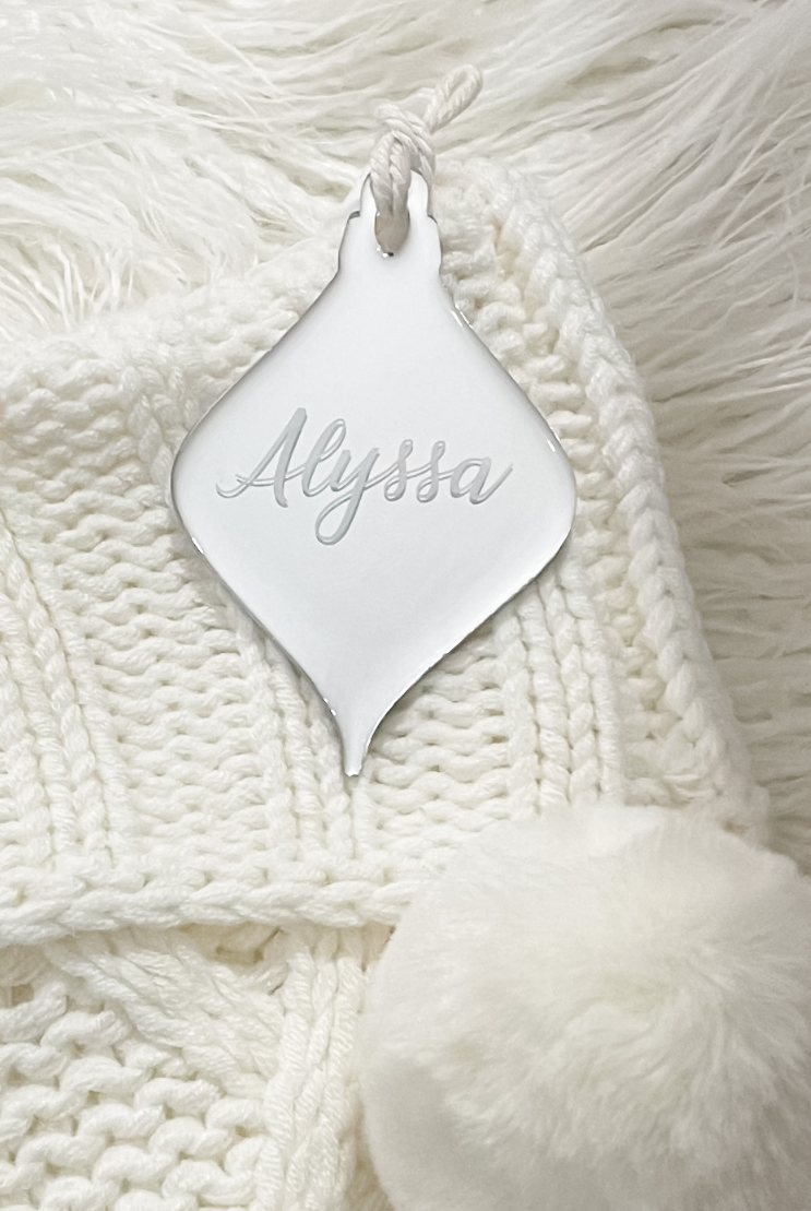 Personalised Pendant Christmas Ornament