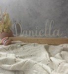 Large Personalised LED Timber Base Night Light