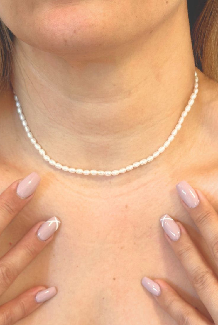 Luminous Pearl Necklace