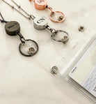 Beaded Personalised Retractable Badge Lanyard