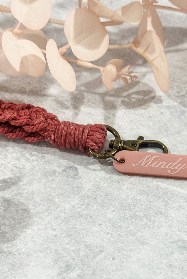 Personalised Macrame Wristlets