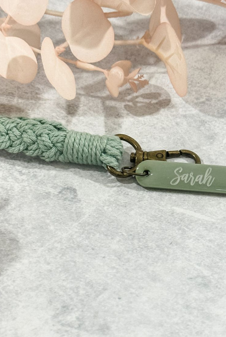 Personalised Macrame Wristlets