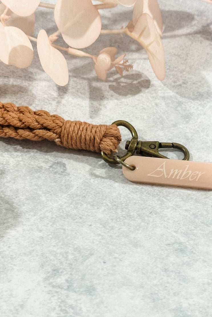 Personalised Macrame Wristlets