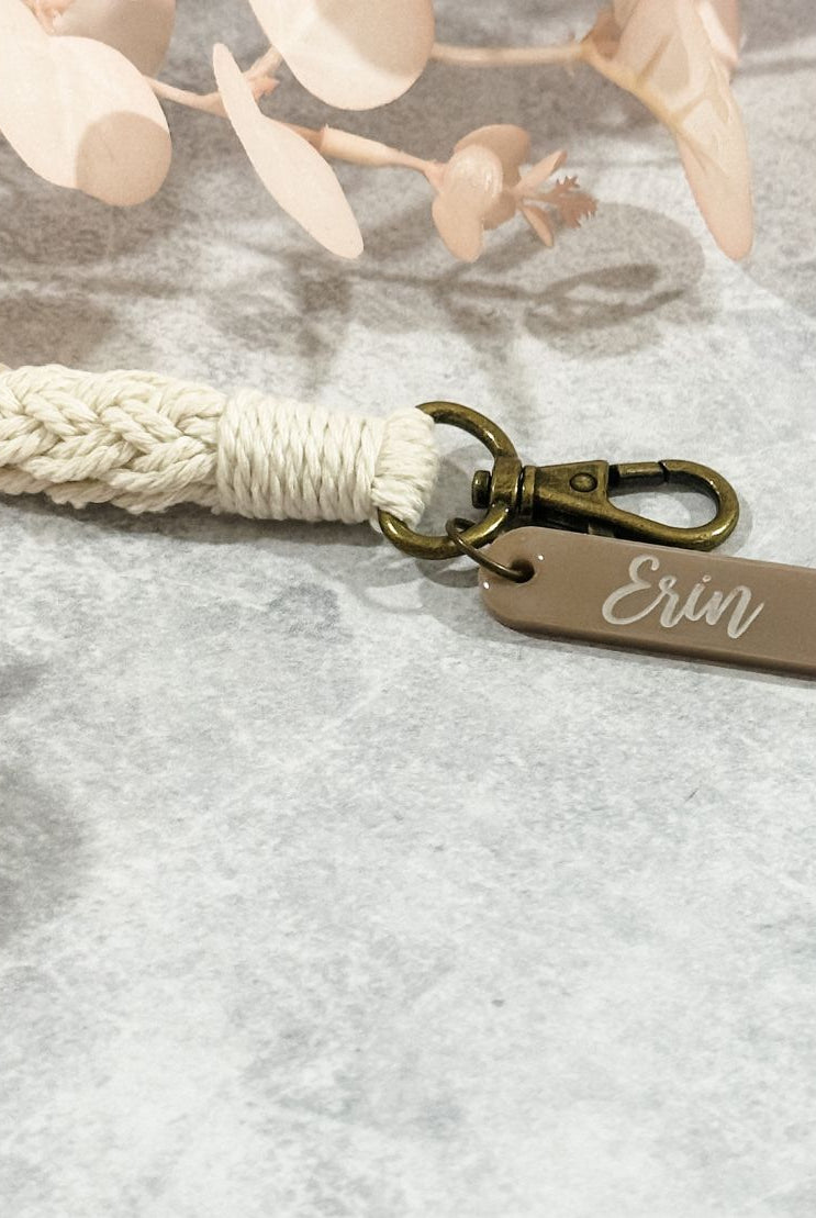 Personalised Macrame Wristlets