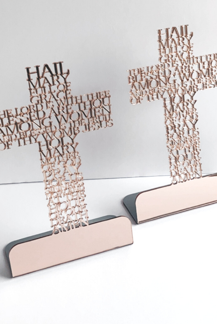 Personalised Freestanding Prayer Cross