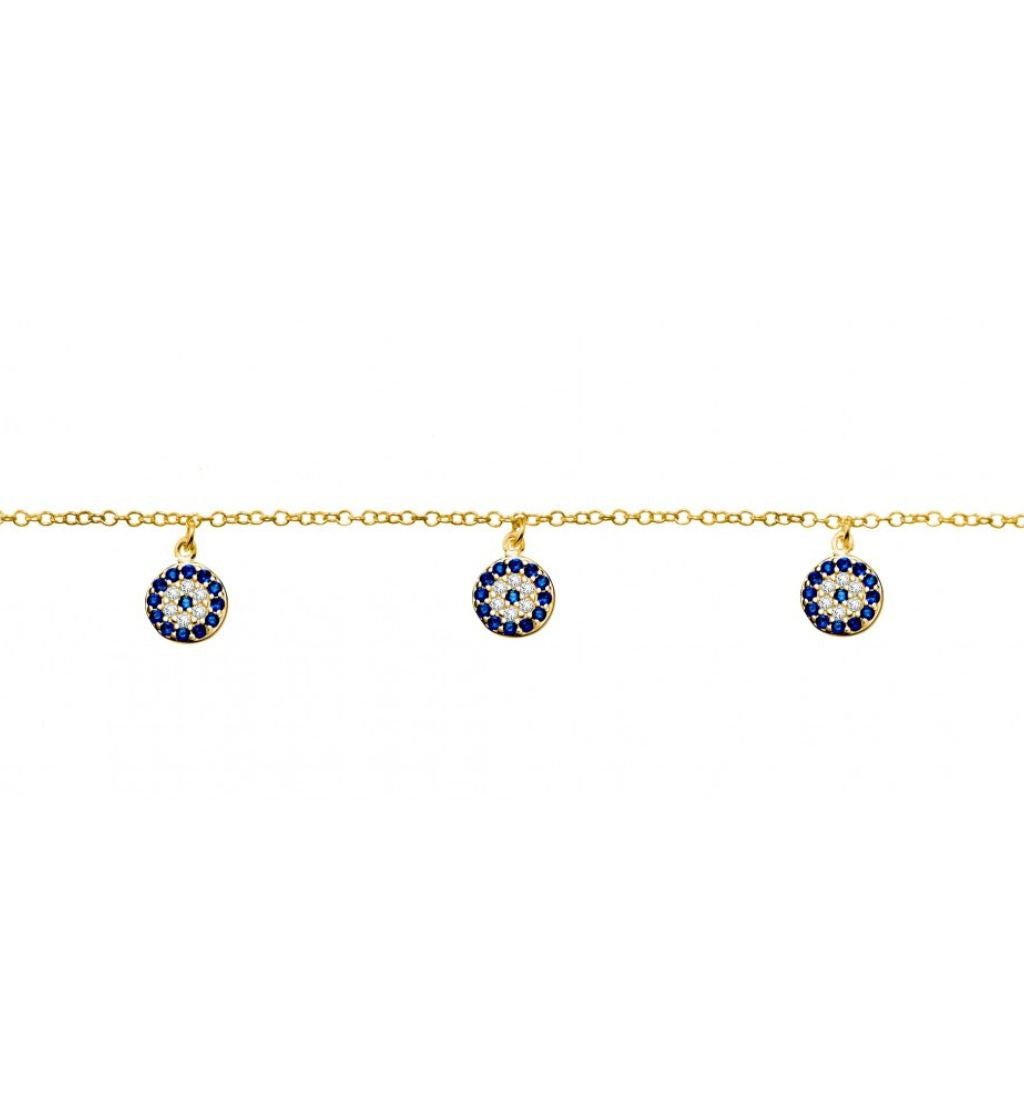 Evil Eye Charm Anklet