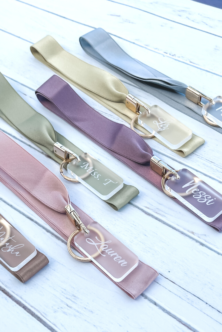 Personalised Silky Lanyards