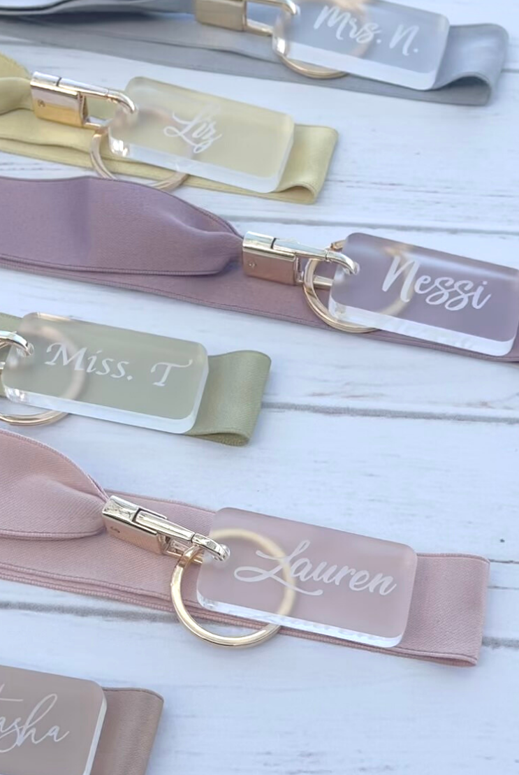 Personalised Silky Lanyards