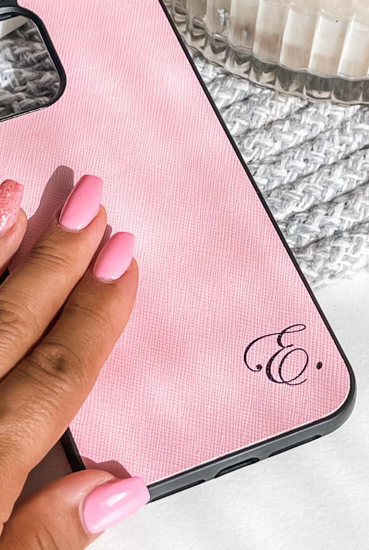 Personalised personal Luxe Leather Phone Case