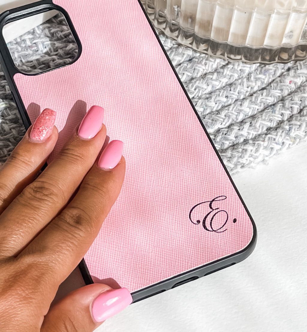 Personalised personal Luxe Leather Phone Case