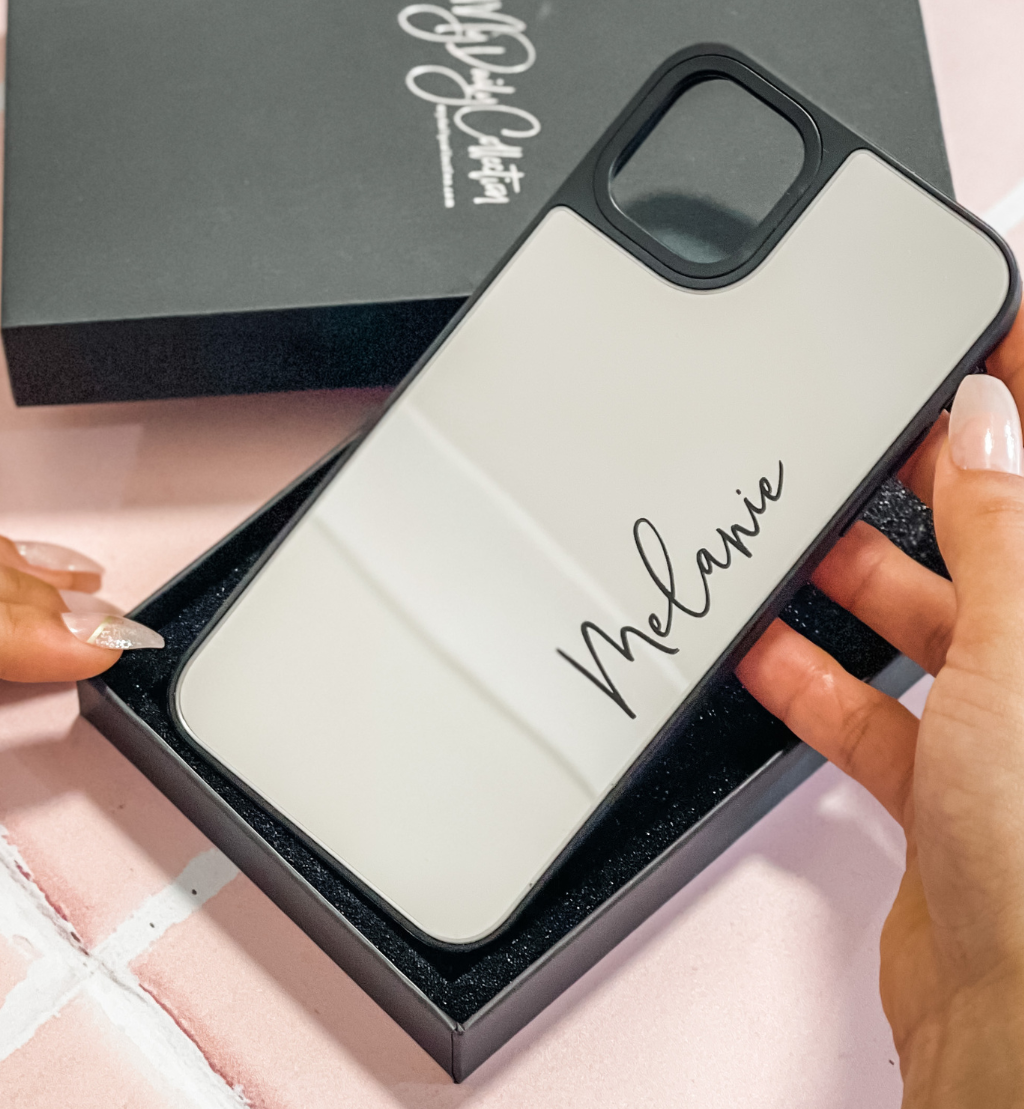 mirror personalised phone cases