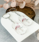 Personalised Flamingo Keyring