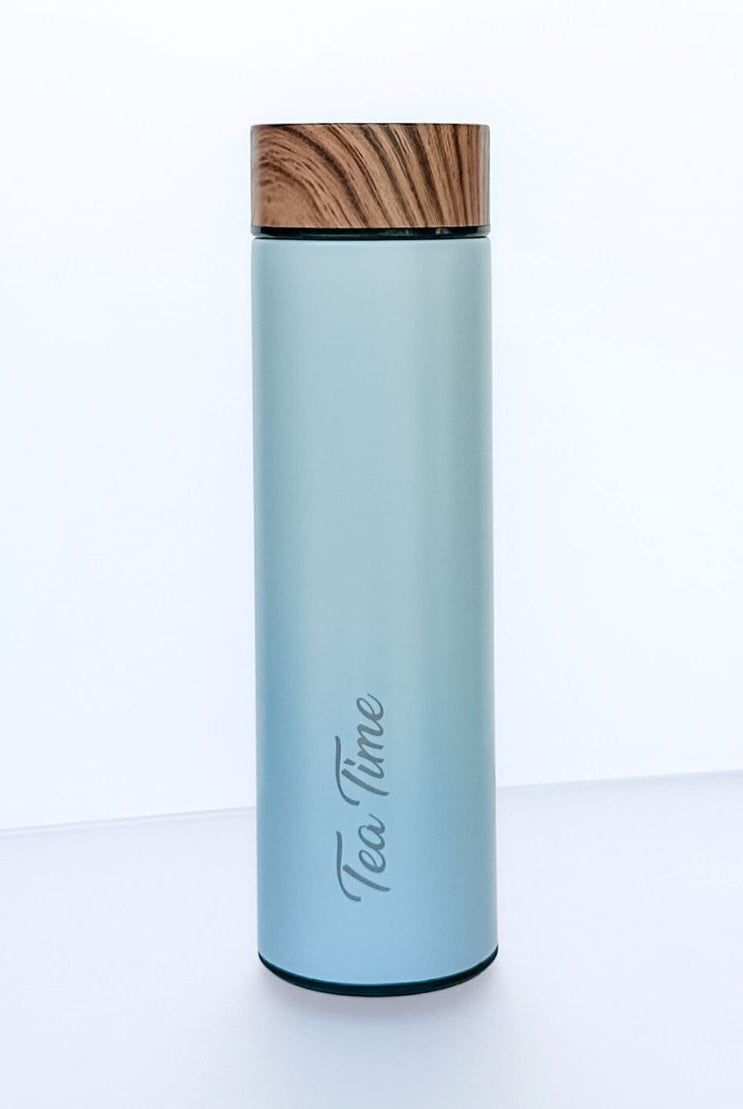 500ml Wood Grain Lid Personalised Infuser