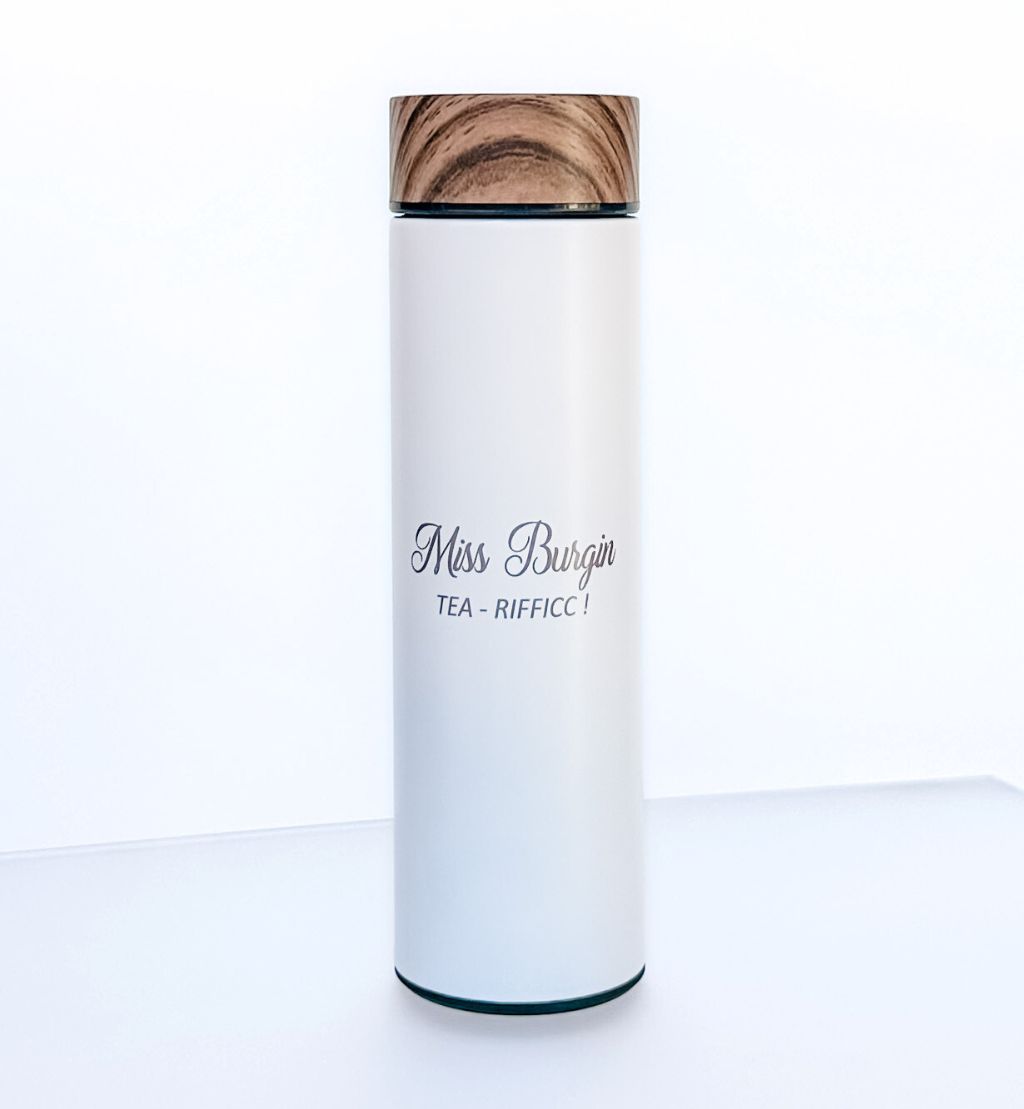500ml Wood Grain Lid Personalised Infuser