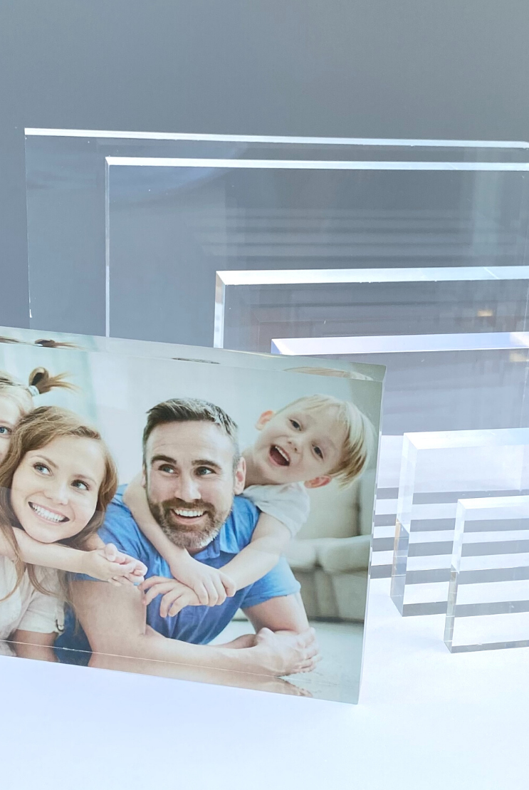 Freestanding Acrylic Photo Block