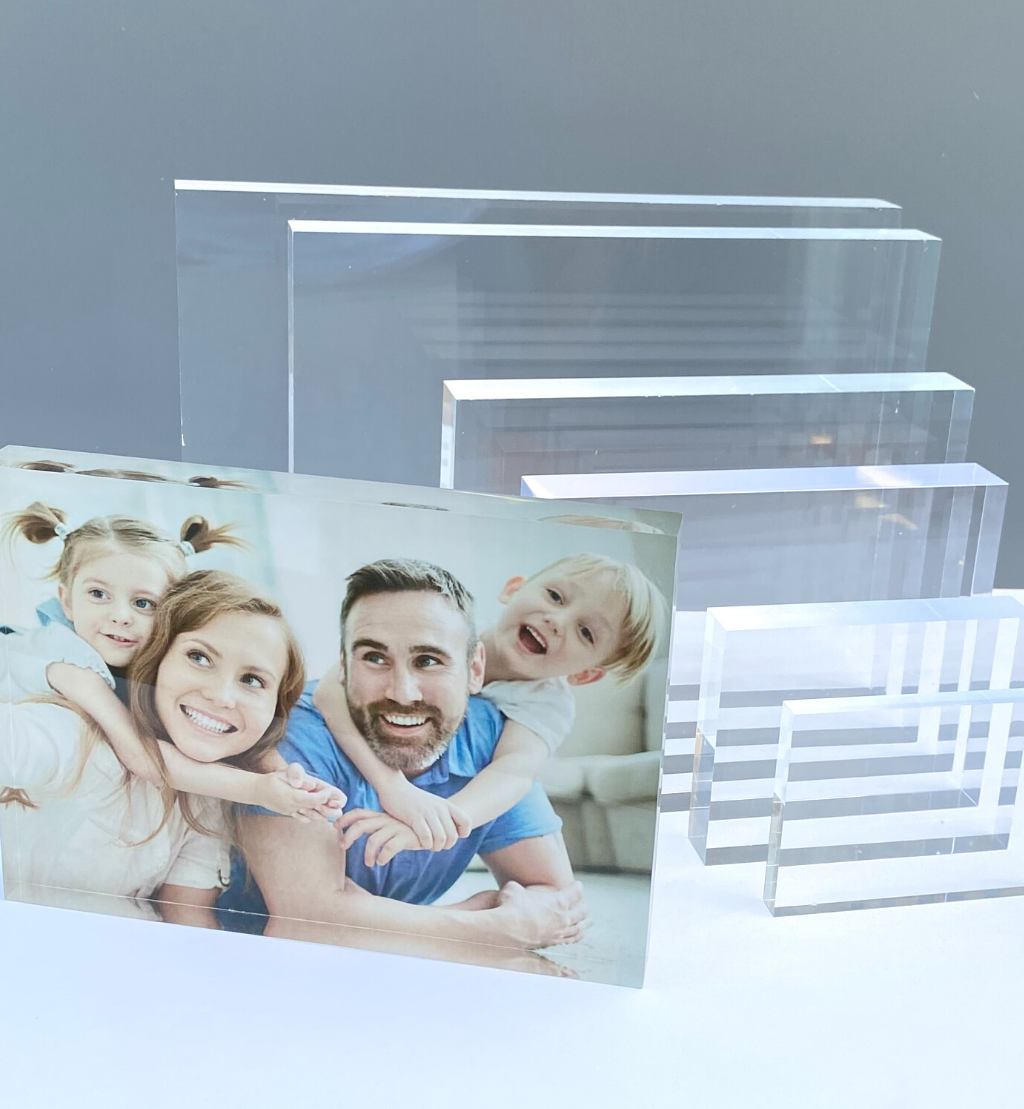Freestanding Acrylic Photo Block