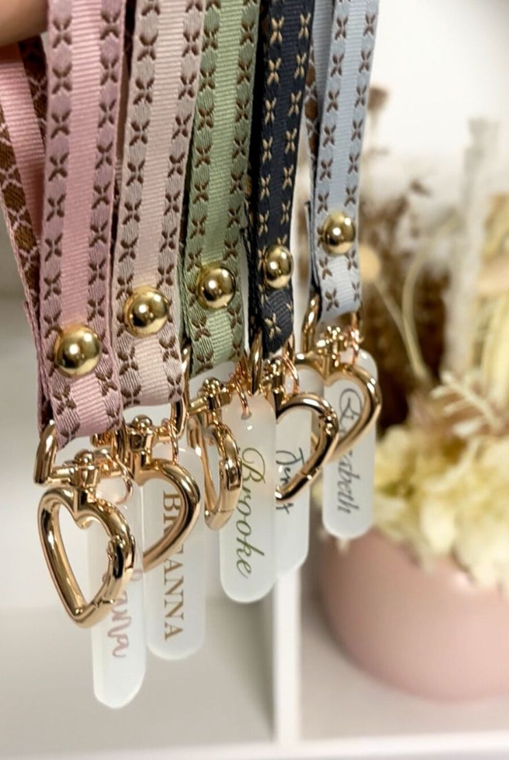 Chic Heart Perosnalised Wristlet