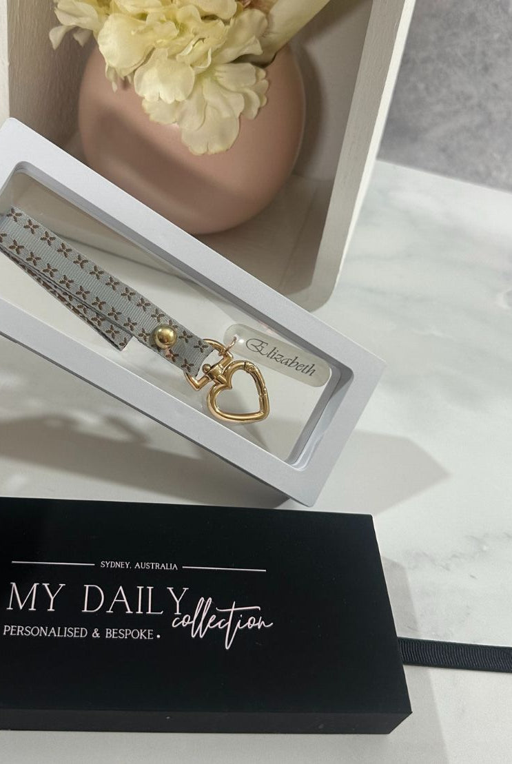 Chic Heart Perosnalised Wristlet