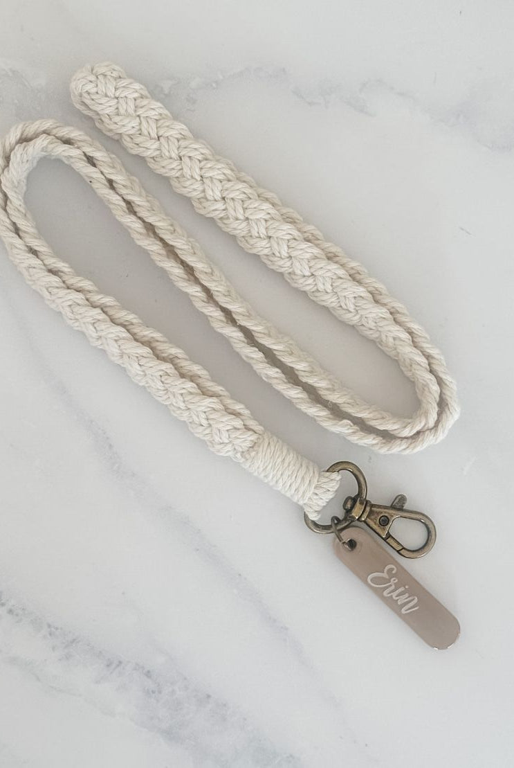 Personalised Macrame Lanyards