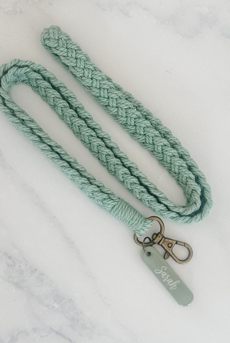 Personalised Macrame Lanyards