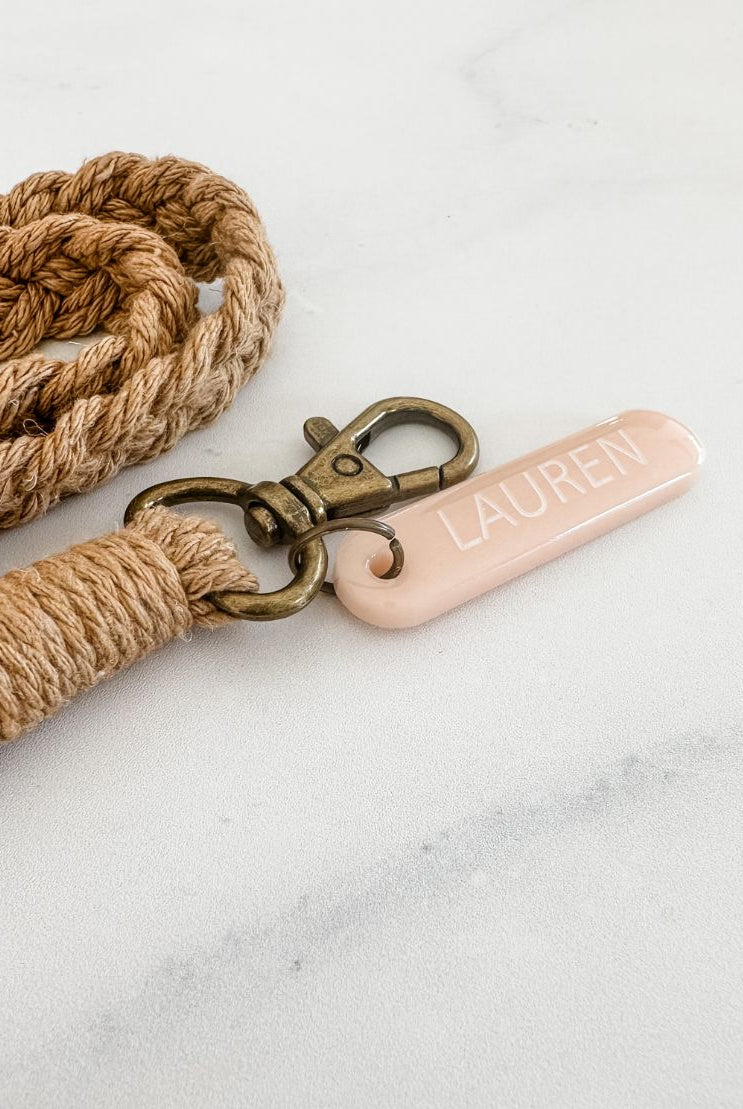Personalised Macrame Lanyards