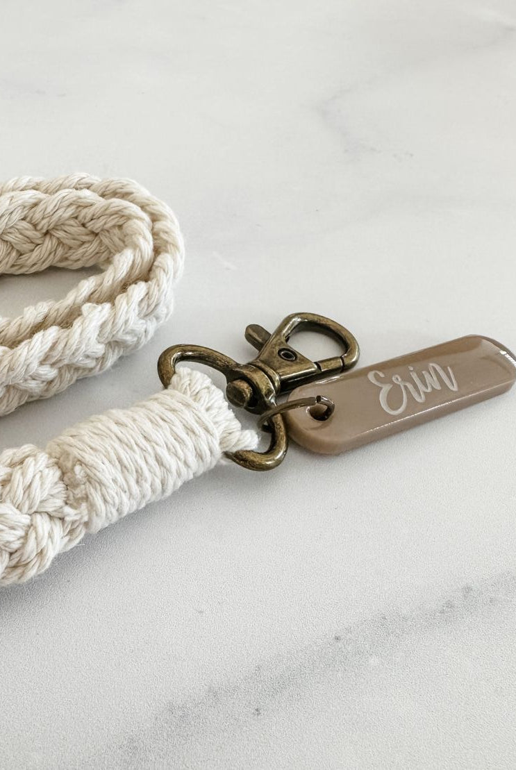 Personalised Macrame Lanyards