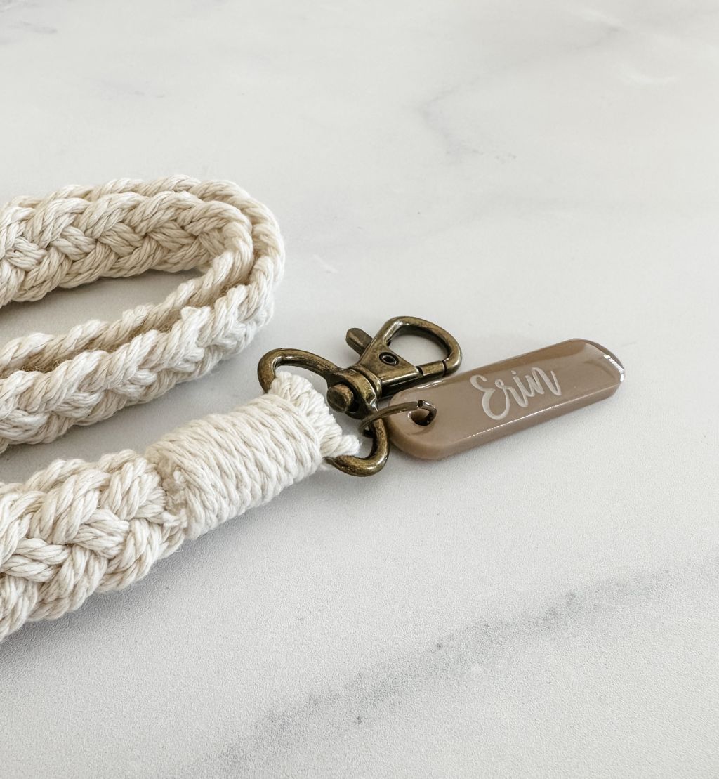 Personalised Macrame Lanyards