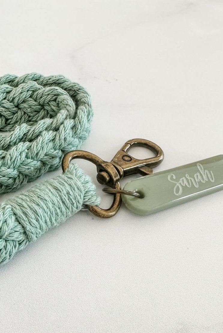 Personalised Macrame Lanyards