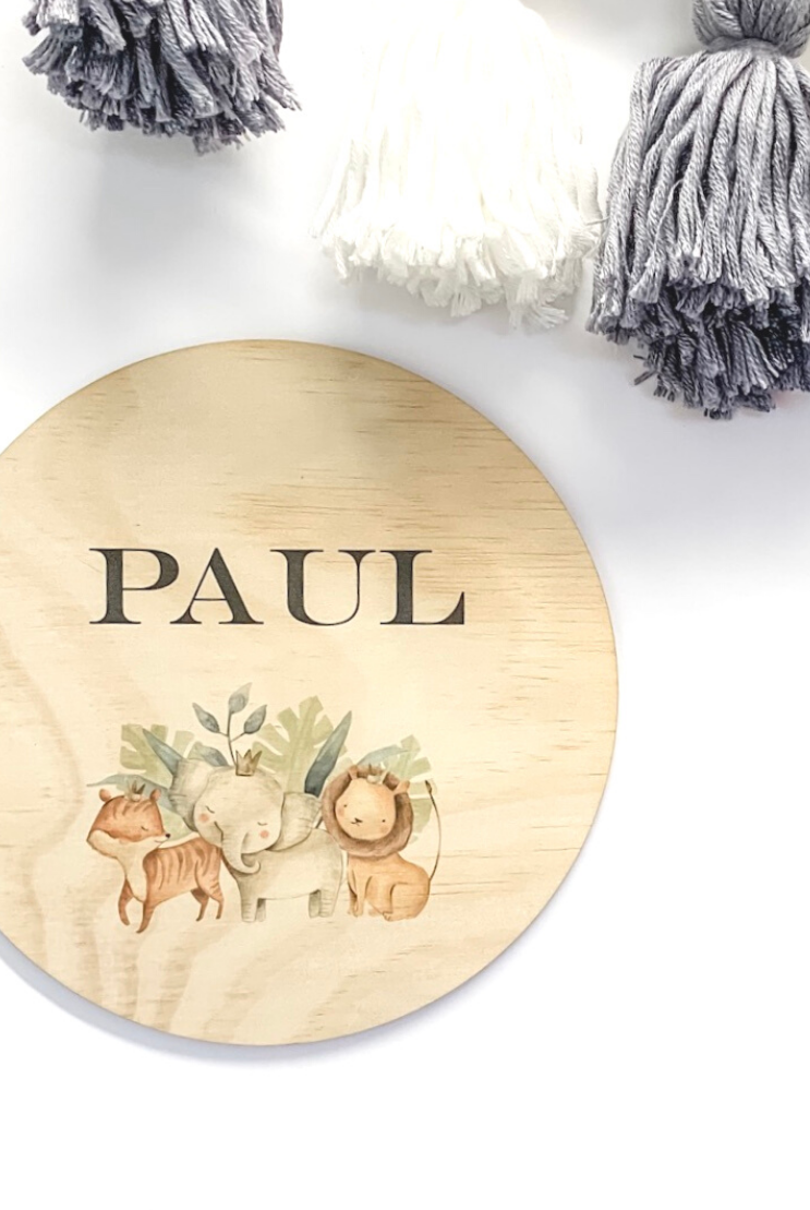 PERSONALISED DREAM BIG NAME PLAQUES