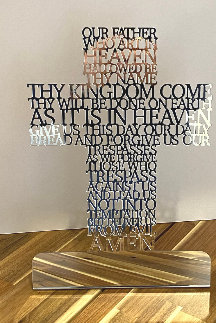 Personalised Freestanding Prayer Cross