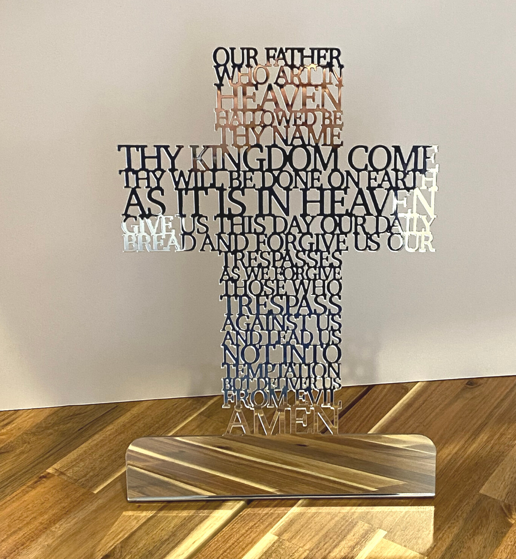 Personalised Freestanding Prayer Cross