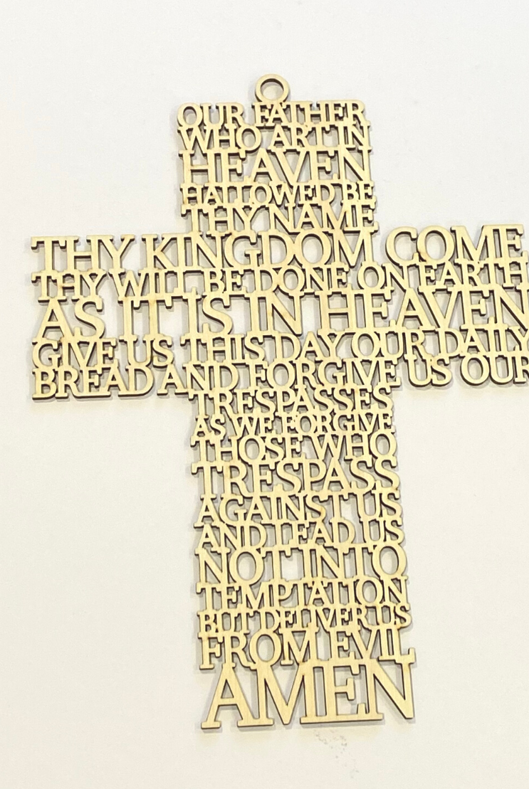 Ready to Hang Prayer Cross